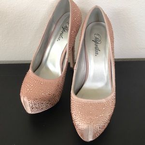 Paprika high heels shoes